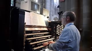 BACH Jesu, joy of man's desiring - played by Peter Dyke at Hereford Cathedral