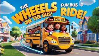 Wheels On The Bus Try Not To Sing Challenge | Kids Vibes Cartoons