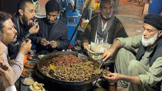 Tawa Kaleji Fry Recipe | 60+ Years Old Man Making Peshawari Masala TAWA FRY KALEJI Street Food