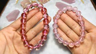 Fake or Real? How to Differentiate Genuine Crystals, Fake Stones? Part 2 - Rose Quartz and Garnet