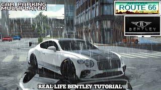 Design Realistic Bentley With Logo & License Plates Tutorial | Car Parking Multiplayer