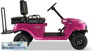 Kandi America Collapsible Mini Golf Cart with Lithium Battery Portable Electric Golf Review