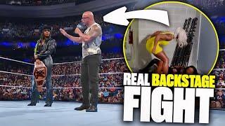 Jade Cargill REAL Backstage Fight Breaks Out AGAIN + Connection To Naomi JOINING The Rock