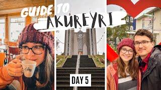 Guide to AKUREYRI + Going to the Christmas House and the OLDEST Church in Iceland