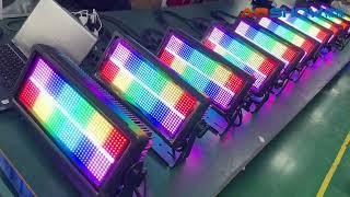 Aoshowled@ Stage Lighting Waterproof LED Pixel Strobe Light + DMX Frost