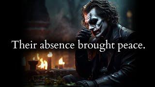 It's not a loss If their absence brought peace - Joker Speech (Powerful)