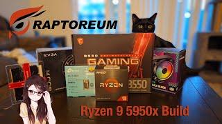 MY FIRST RAPTOREUM 5950X BUILD  │ RTM Mining