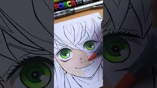 Drawing Inosuke Hashibira  || Demon Slayer / Kimetsu no Yaiba #shorts #inosuke #demonslayer #anime