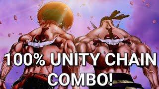 ACE & WHITEBEARD 100% UNITY CHAIN COMBO! | ONE PIECE BURNING BLOOD