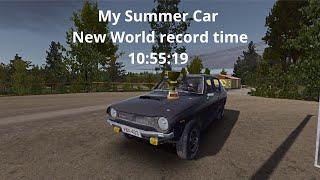 MY SUMMER CAR RALLY NEW WORLD RECORD TIME 10:55:19