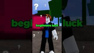 Testing Beginners Luck in Blox Fruits