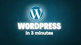 WordPress Explained  in less than 3 minutes | 2025