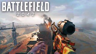 Battlefield 2042 129 Kills with the NO RECOIL M16A3! - Battlefield 2042 no commentary gameplay