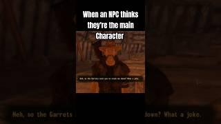 Bro thinks he's the main Character  #fallout