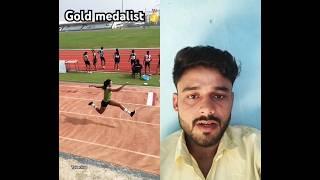 Triple jump gold medal apoorva Aiv games Bhubaneswar #rending #love #ashu #shoprts #sports #army