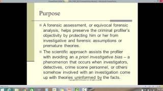 Chapter 6 criminal profiling