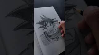 #shorts  how to draw goku #Abhishek Vishwakarma art #goku  dragon ball Z pencil drawing goku drawing