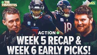 Early Week 6 Bets & NFL Week 5 Recap with Chad Millman & Simon Hunter | The Favorites Podcast