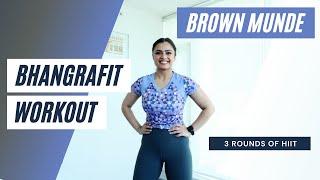 Brown Munde BhangraFit Workout | High Intensity Dance Workout | DJ Frenzy #BhangraFit #BrownMunde