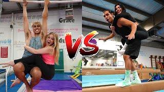 Couples vs Couples EXTREME Gymnastics Challenge!