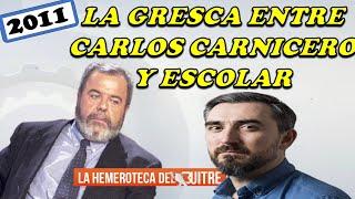 La gresca de Carlos Carnicero con Ignacio Escolar: atacar usando a la familia - 2011