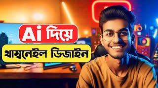 AI দিয়ে থাম্বনেইল ডিজাইন || Make A Thumbnail For Youtube Videos With AI