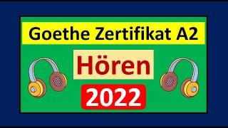 A2 Hören || Goethe Zertifikat A2 Hören Modelltest 2022 mit Lösung am Ende || Vid - 65