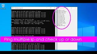 Python | Ping multiple Ip address | Check successful or failed