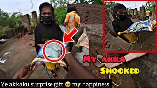 Ye akkaku surprise gift  ||my happiness | my akka shocked  |saran official