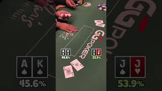 LUCK WAS NEEDED  #poker #fyp #vegas #casino