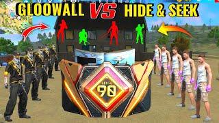 Gloowall Skin Challange But HIDE & SEEK in Clock Tower | Hide And Seek Challange | Garena Free Fire