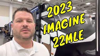 NEW 2023 GRAND DESIGN IMAGINE XLS 22MLE TRAVEL TRAILER Dodd RV SHOW SOLAR WALKTHROUGH