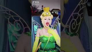 Jessica Felice 11: Tinkerbell Halloween Fit! Disney Character Makeup #Cosplay SuperFan Hype #Shorts