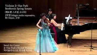 Violinist Ji-Hae Park/Beethoven Spring Sonata 2악장 - 바이올리니스트 박지혜 / 베토벤 소나타 봄