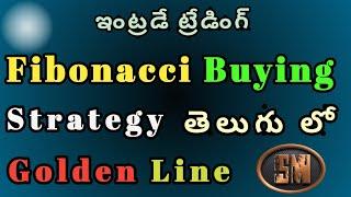 Fibonacci retracement Buying Strategy in telugu | Intraday Febonacci strategy