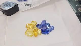 Ceylon Pukhraj Stone | Ceylon Neelam Stone | Sri Lanka Sapphire Gem Stone | Balaji Gems Bhopal