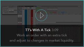 TT With A Tick Orders on the TT® Futures Trading Platform