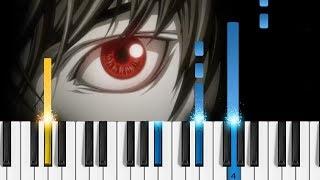 Death Note Opening 1 - "The World" - EASY Piano Tutorial