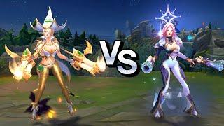 Prestige Broken Covenant Miss Fortune vs Prestige Bewitching Miss Fortune Skins Comparison