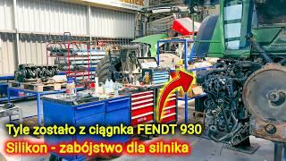 Geniusz używał silikonu pod uszczelki pod głowicą  W ciągniku Fendt 930 [Korbanek]