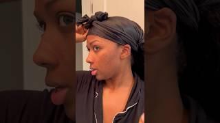 How I Sleep With Braids #youtubeshorts #haircare #shorts