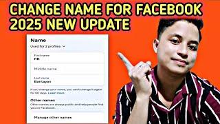 paano mag palit Ng Pangalan Sa Facebook 2025 update