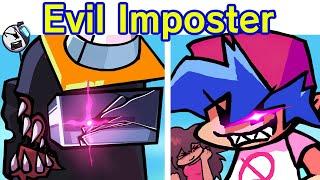 Friday Night Funkin' VS Imposter but everything is opposite | Evil Impostor V1 (FNF Mod) (Among Us)