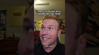 SOLO LEVELING Wins ANIME OF THE YEAR #shorts