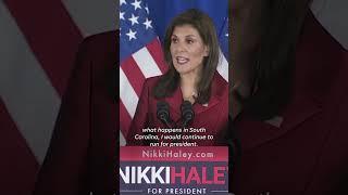 Former Gov. Nikki Haley loses South Carolina GOP primary to Trump, vows to stay in race #Shorts