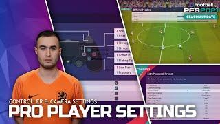 PES 2021 |  Pro Player Controller and Camera Settings