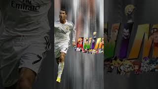 CRISTIANO RONALDO vs ANIME #cr7 #cr7shorts #cristianoronaldo #cristiano #shorts