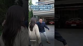NIAT PAMER MOBIL Warganet Salfok hingga Melongo Lihat Perlakuan Nagita Slavina ke Tas Brandednya