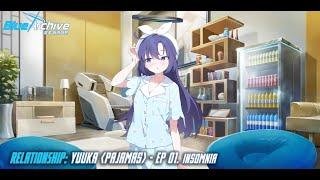 Blue Archive - Relationship Story: Yuuka (Pajamas) - EP 01. Insomnia