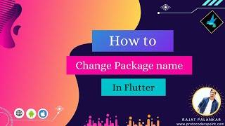 How to change package name in flutter  ||  Using Change app package name library